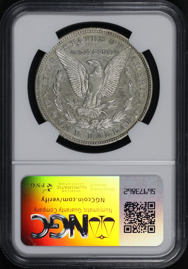 Reverse of this 1892-S Morgan Dollar NGC XF-45