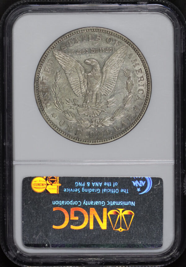 Reverse of this 1892-S Morgan Dollar NGC AU-50