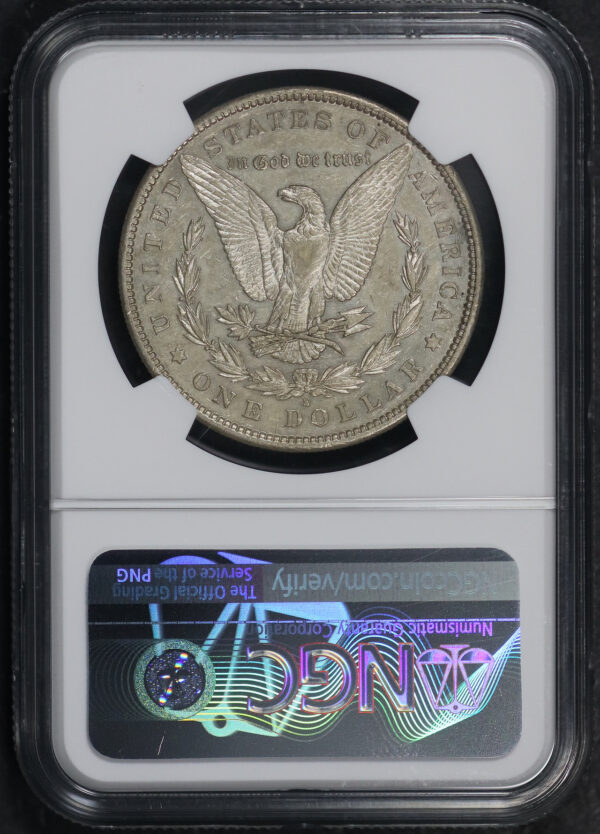 Reverse of this 1892-S Morgan Dollar NGC AU-53