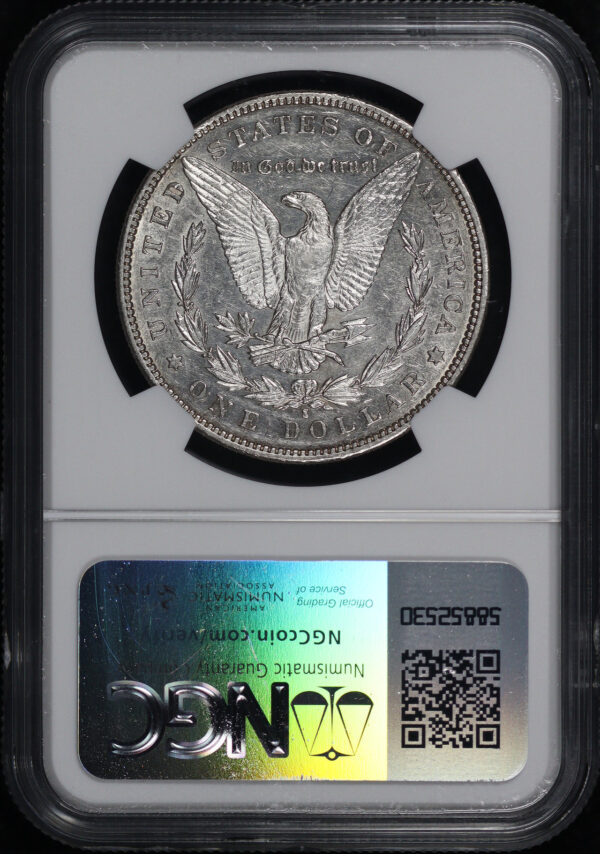 Reverse of this 1892-S Morgan Dollar NGC AU-55