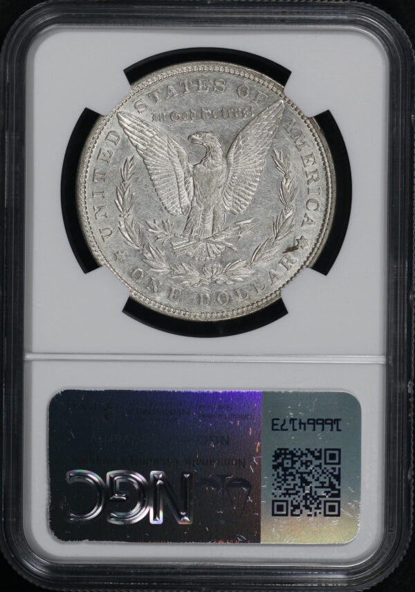 Reverse of this 1893 Morgan Dollar NGC AU-50