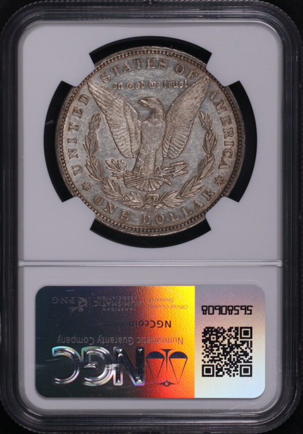 Reverse of this 1893-CC Morgan Dollar NGC XF-45