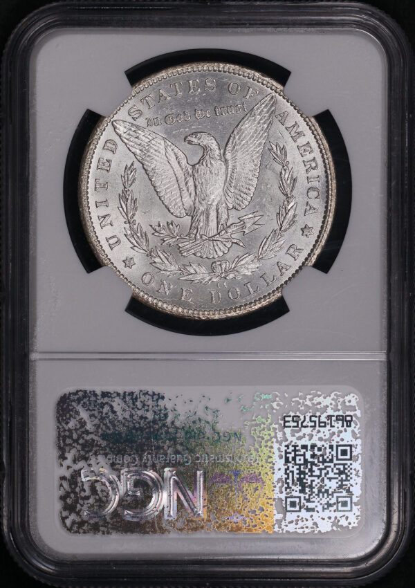 Reverse of this 1893-CC Morgan Dollar NGC MS-61