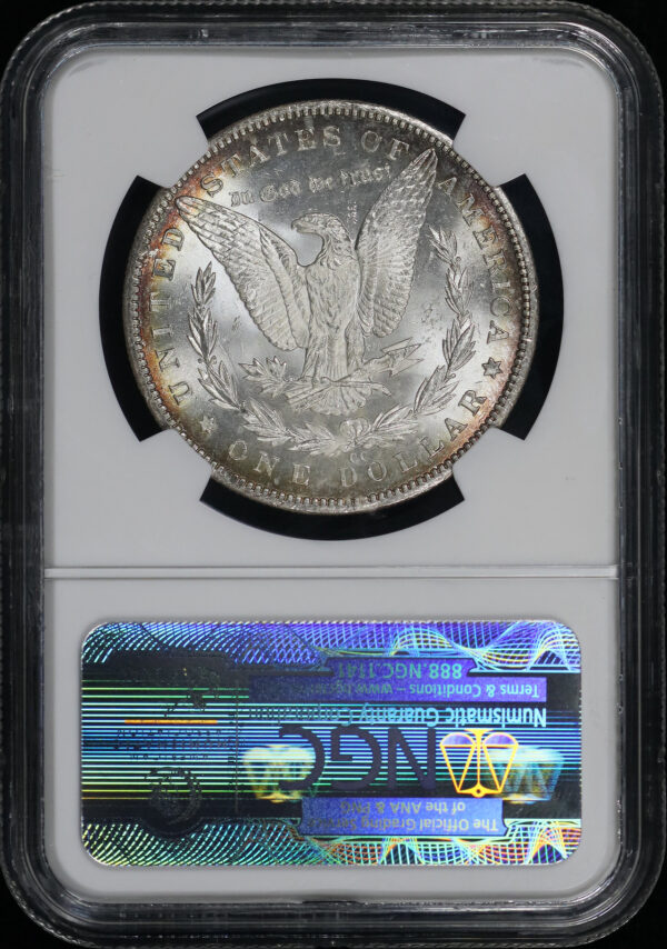 Reverse of this 1893-CC Morgan Dollar NGC MS-63