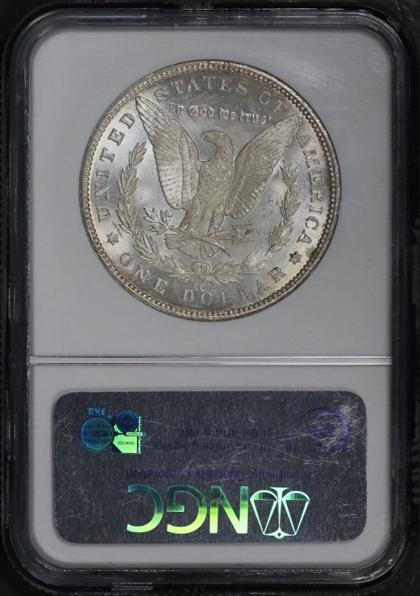 Reverse of this 1893-CC Morgan Dollar NGC MS-64