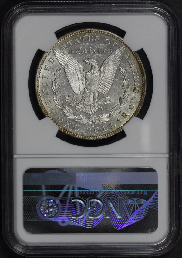 Reverse of this 1893-O Morgan Dollar NGC AU-55