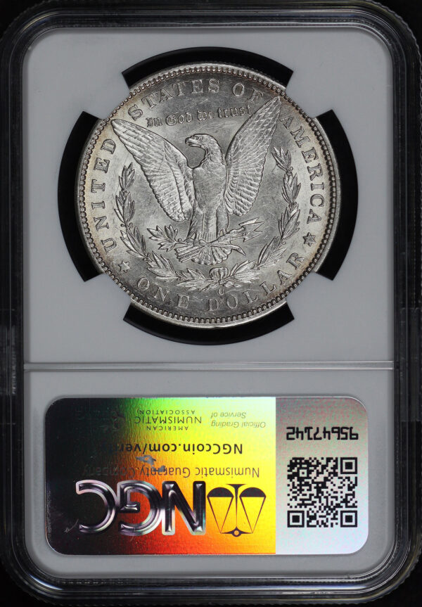 Reverse of this 1893-O Morgan Dollar NGC AU-55