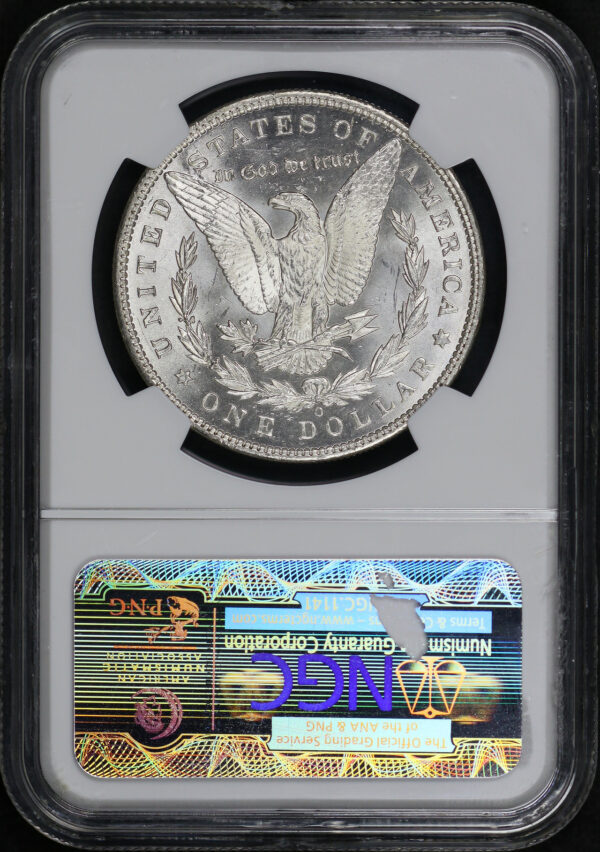 Reverse of this 1893-O Morgan Dollar NGC MS-61 CAC