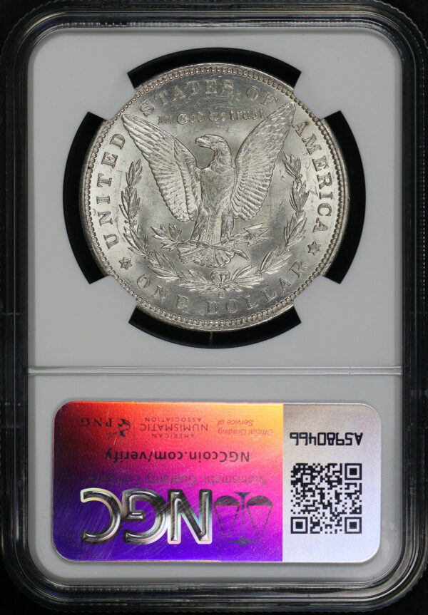 Reverse of this 1893-O Morgan Dollar NGC MS-61