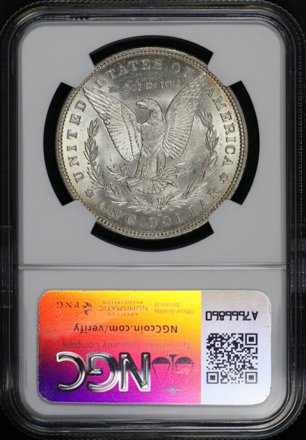 Reverse of this 1893-O Morgan Dollar NGC MS-62