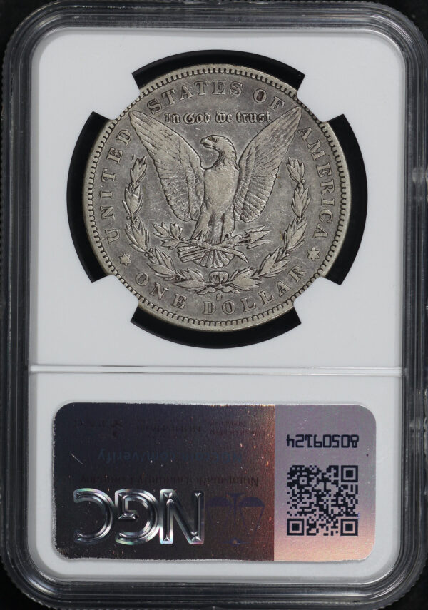 Reverse of this 1893-S Morgan Dollar NGC VF-25