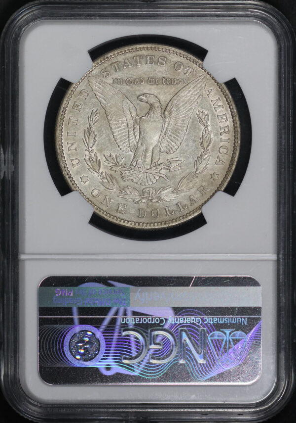 Reverse of this 1893-S Morgan Dollar NGC XF-45