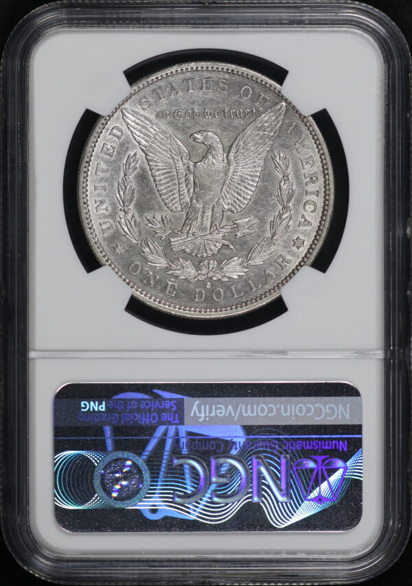 Reverse of this 1893-S Morgan Dollar NGC AU-50