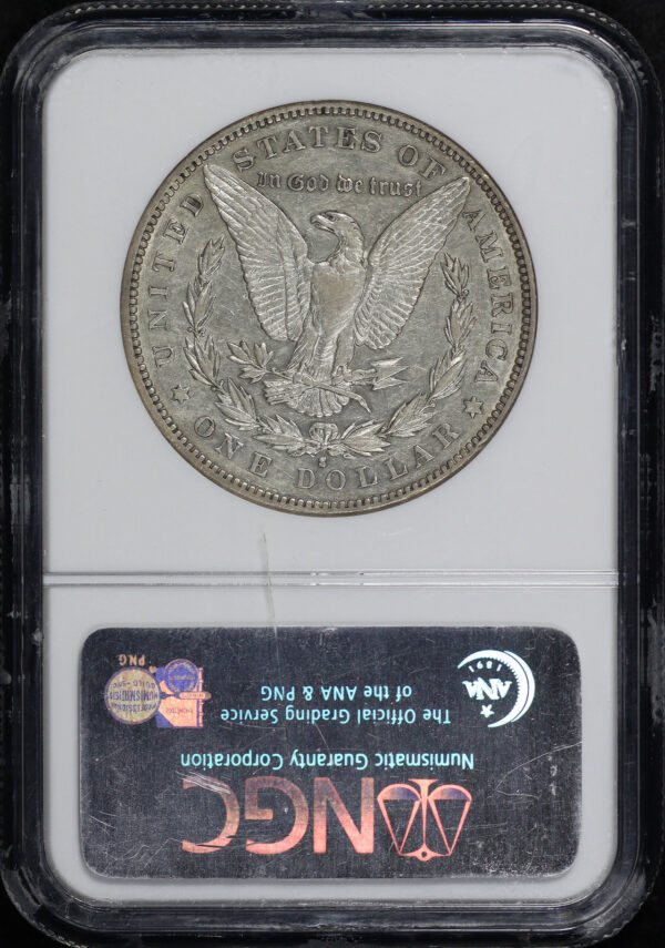 Reverse of this 1893-S Morgan Dollar NGC AU-50