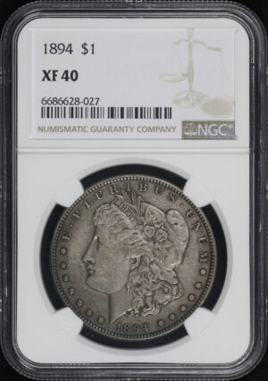 Obverse of this 1894 Morgan Dollar NGC XF-40