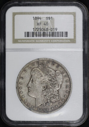 Obverse of this 1894 Morgan Dollar NGC XF-40
