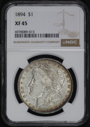 Obverse of this 1894 Morgan Dollar NGC XF-45