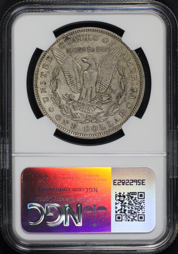 Reverse of this 1894 Morgan Dollar NGC AU-50