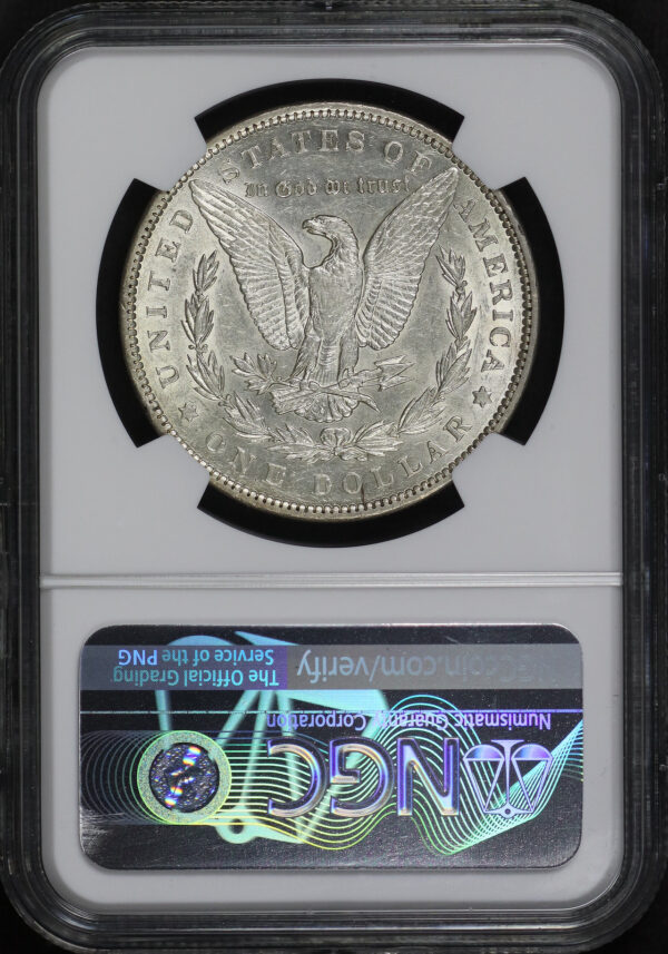 Reverse of this 1894 Morgan Dollar NGC AU-53