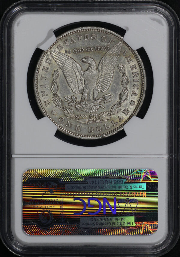 Reverse of this 1894 Morgan Dollar NGC AU-53