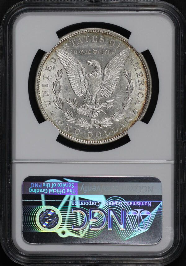 Reverse of this 1894 Morgan Dollar NGC AU-55
