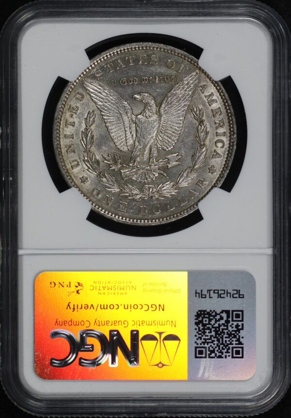 Reverse of this 1894 Morgan Dollar NGC AU-58
