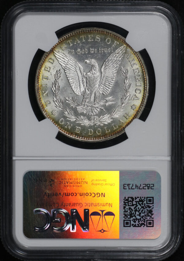 Reverse of this 1894 Morgan Dollar NGC MS-64+