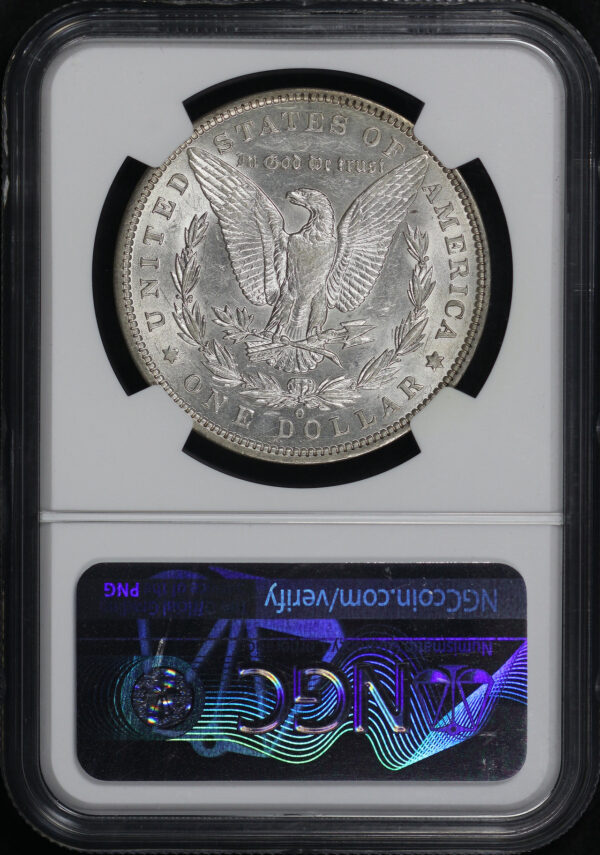 Reverse of this 1894-O Morgan Dollar NGC AU-55 CAC