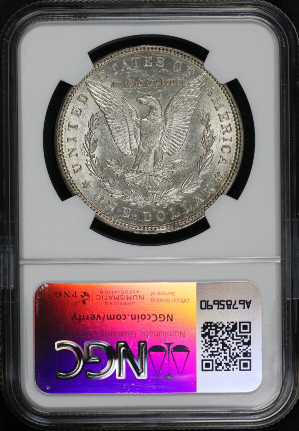 Reverse of this 1894-O Morgan Dollar NGC AU-58