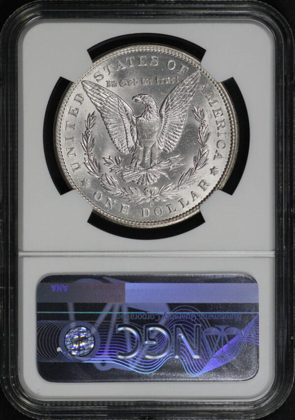 Reverse of this 1894-O Morgan Dollar NGC MS-61