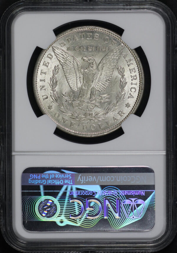 Reverse of this 1894-O Morgan Dollar NGC MS-61