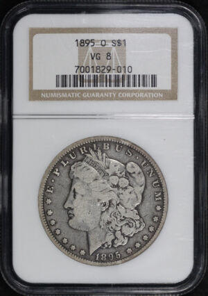 Obverse of this 1895-O Morgan Dollar NGC VG-8