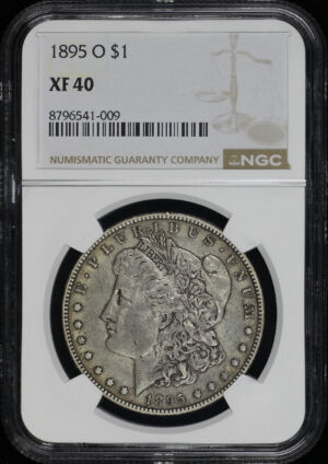 Obverse of this 1895-O Morgan Dollar NGC XF-40