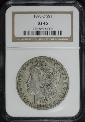 Obverse of this 1895-O Morgan Dollar NGC XF-45