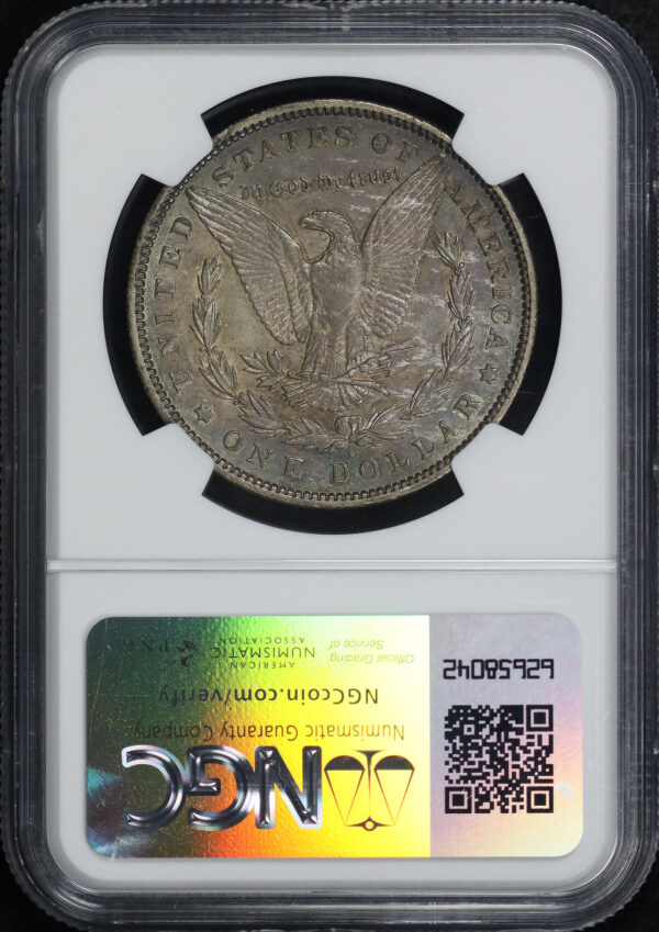 Reverse of this 1895-O Morgan Dollar NGC AU-50