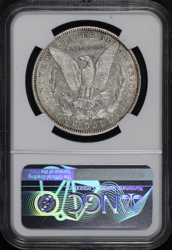 Reverse of this 1895-O Morgan Dollar NGC AU-53