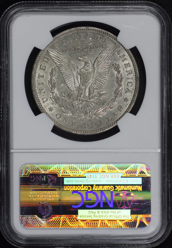 Reverse of this 1895-O Morgan Dollar NGC AU-55