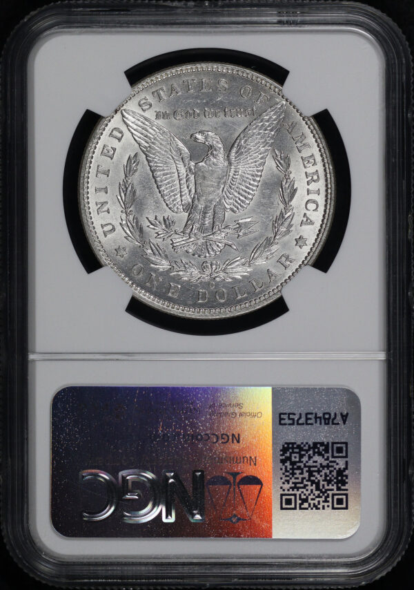 Reverse of this 1895-O Morgan Dollar NGC AU-55