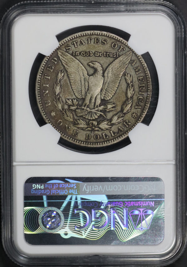 Reverse of this 1895-S Morgan Dollar NGC XF-40
