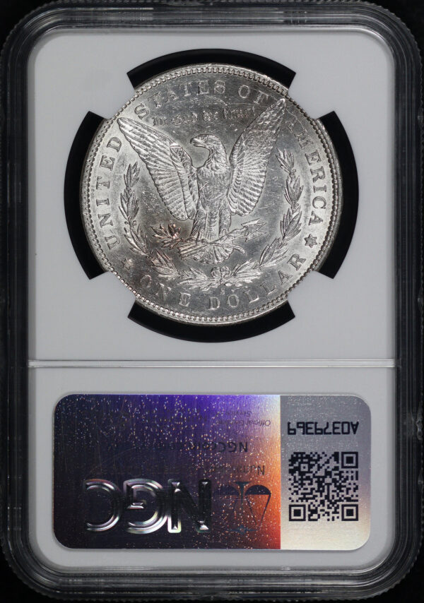 Reverse of this 1895-S Morgan Dollar NGC AU-53