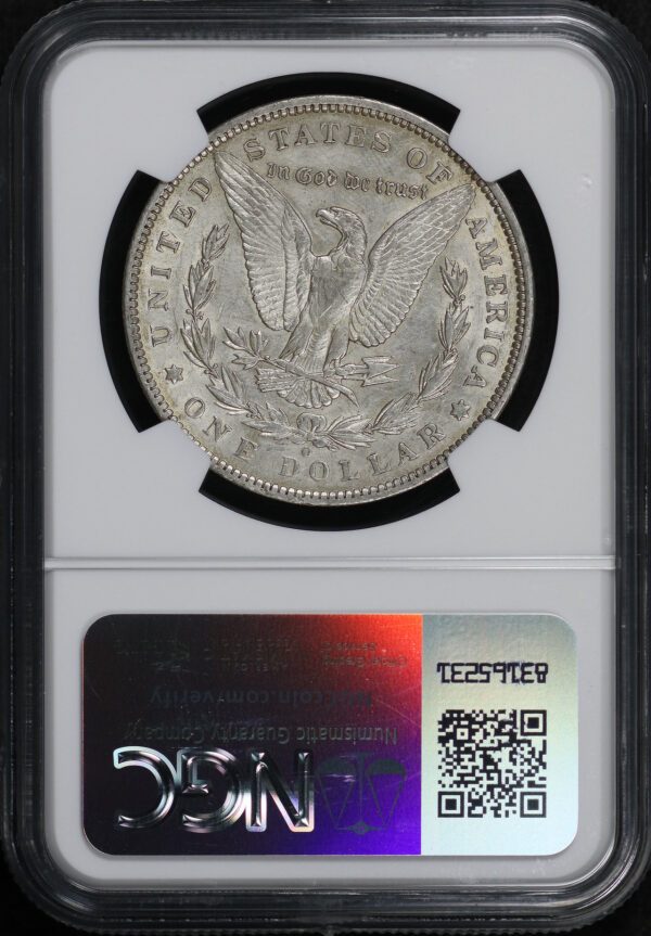 Reverse of this 1896-O Morgan Dollar NGC AU-53