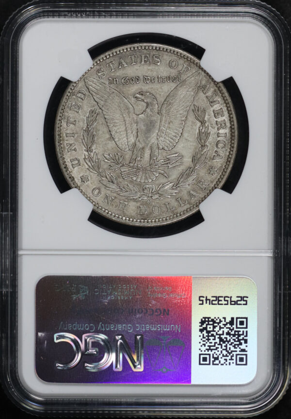 Reverse of this 1896-O Morgan Dollar NGC AU-53