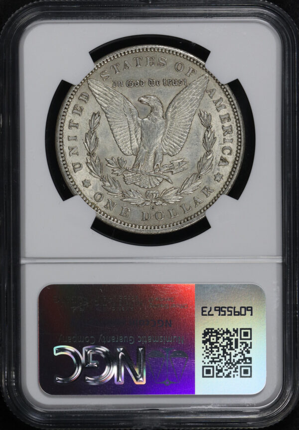 Reverse of this 1896-O Morgan Dollar NGC AU-53