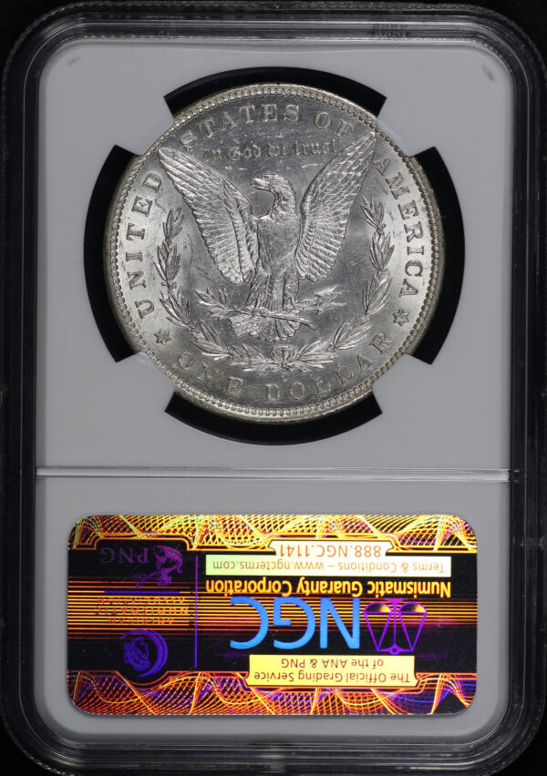 Reverse of this 1896-O Morgan Dollar NGC MS-62