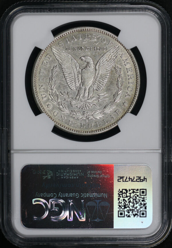Reverse of this 1896-S Morgan Dollar NGC XF-40