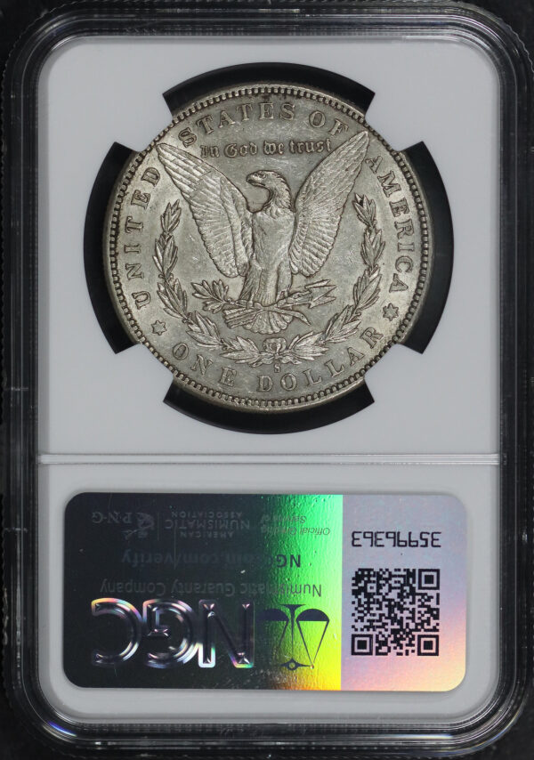 Reverse of this 1896-S Morgan Dollar NGC AU-55