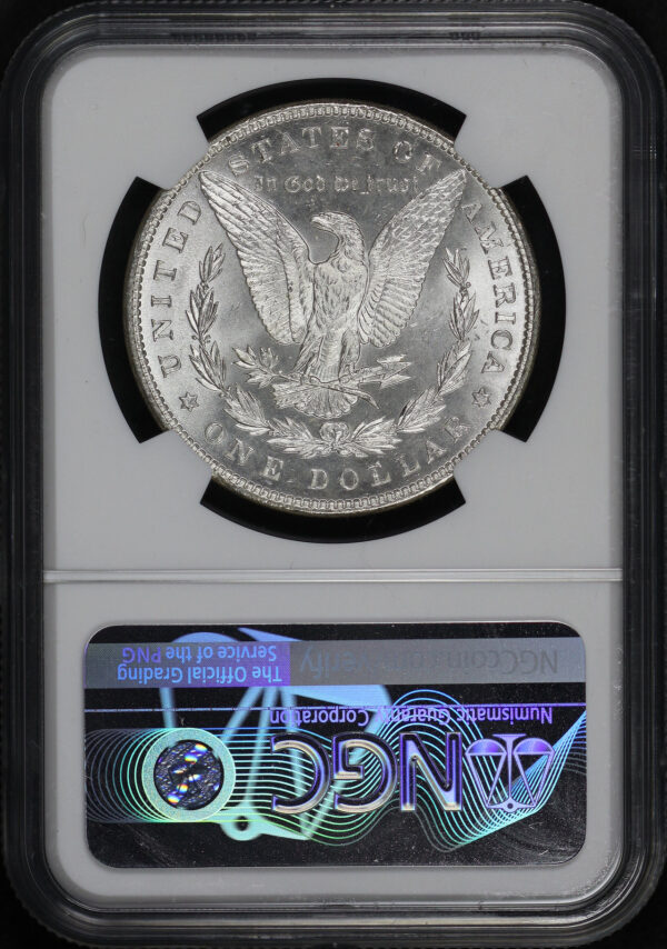 Reverse of this 1897 Morgan Dollar NGC MS-62