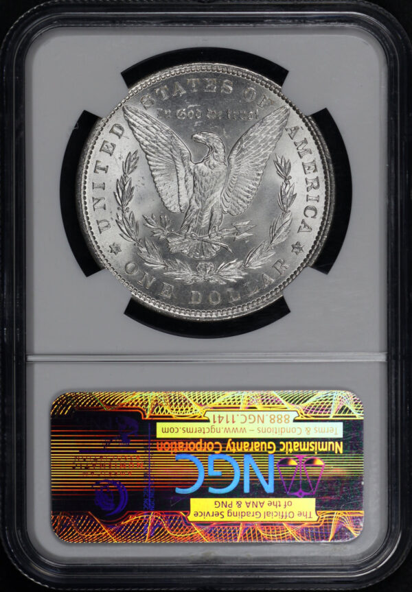 Reverse of this 1897 Morgan Dollar NGC MS-64 MCCLAREN COLLECTION