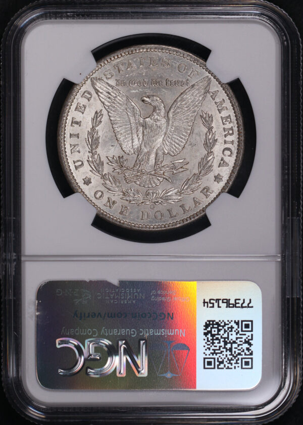 Reverse of this 1897-O Morgan Dollar NGC AU-58