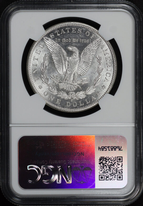 Reverse of this 1897-S Morgan Dollar NGC AU-58